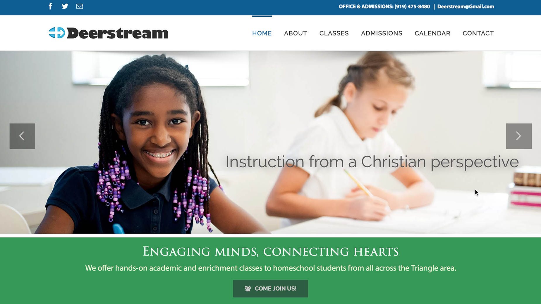 Deerstream Website