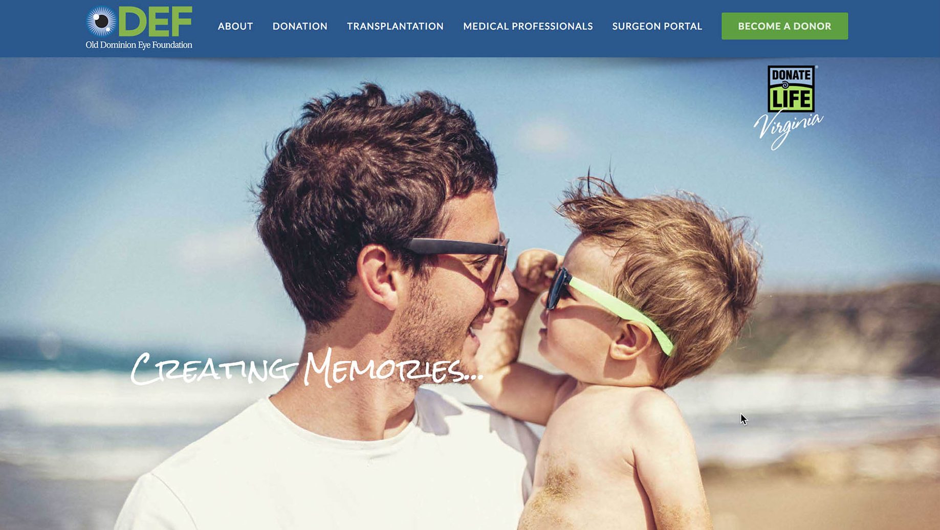 Old Dominion Eye Foundation Website